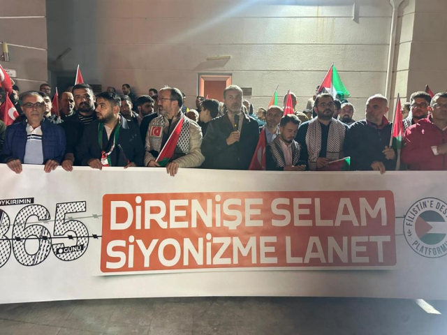 Uşak'ta Yürüyüş
